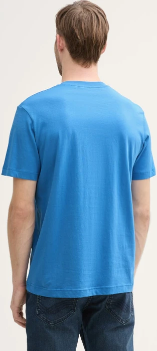 Tom Tailor Logo-Print T-Shirt kurzarm sapphire blue (Herren)