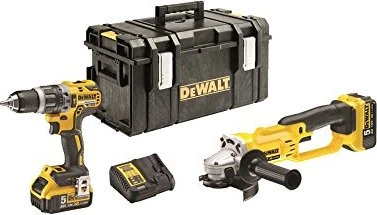 DeWalt DCK209P2 Kombopack Akku-Maschinenset inkl. ToughBox + 2 Akkus 5.0Ah