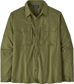 Patagonia Self-Guided Sun Hemd langarm caper green (Herren)