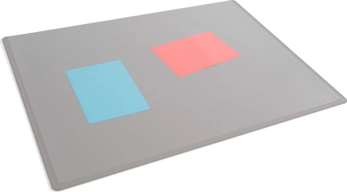 Durable Schreibunterlage mit transparenter Abdeckung, 650x500mm, grau