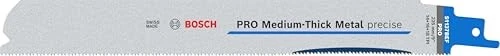 Bosch Professional PRO S1137BEF Medium-Thick Metal precise Säbelsägeblatt 14+16+18TPI, 225x1.1mm, 5 Stück