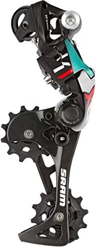 SRAM X01 X-Horizon 11s 10-42t Schaltwerk lang schwarz/rot