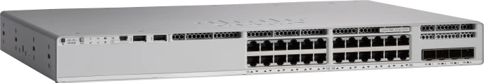Cisco Catalyst 9200L Essentials Rackmount Gigabit Managed Switch, 48x RJ-45, 4x SFP+, 740W PoE+