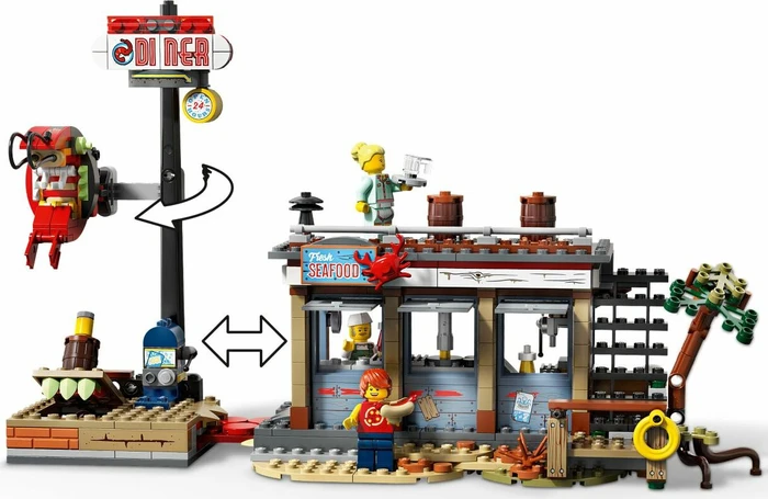 LEGO Hidden Side - Angriff auf die Garnelenhütte