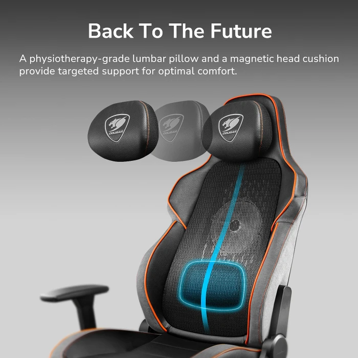 Cougar NxSys Aero Gamingstuhl, schwarz/orange