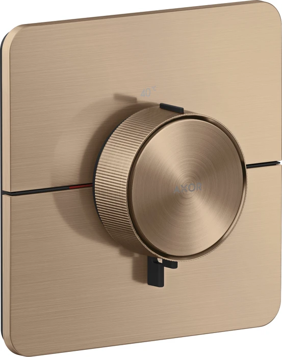 Hansgrohe Axor ShowerSelect ID softsquare Thermostat brushed red gold