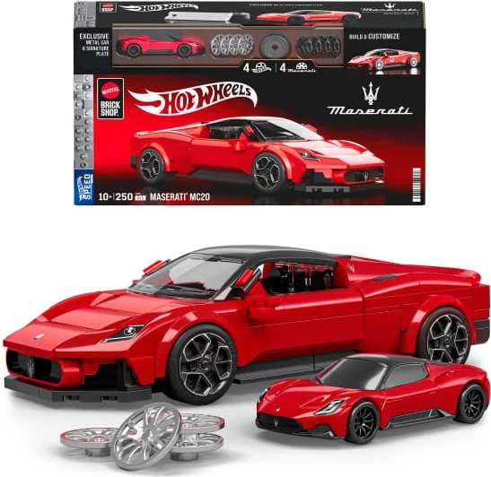 Mattel Brick Shop Hot Wheels Maserati Mc20