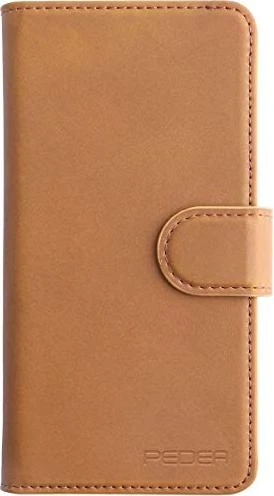 Pedea Book Cover Echtleder Premium für Apple iPhone 11 braun