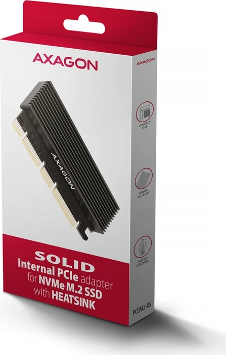 Axagon PCIe 3.0 x16 -> 1x M.2 Key M NVMe