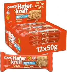 Corny Haferkraft zero Müsliriegel Peanut Butter 420g (12x 35g)