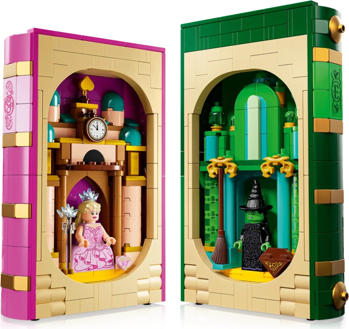 LEGO Wicked - Glinda und Elphaba Bücherstützen