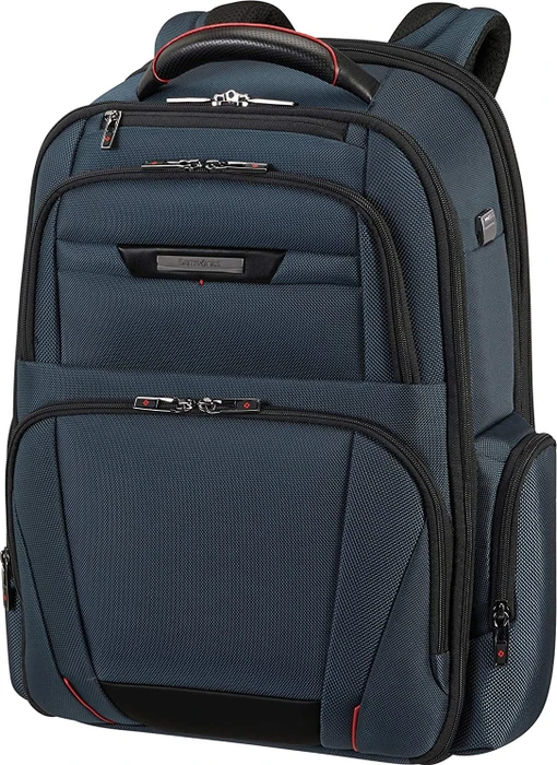 Samsonite Pro-DLX 5 Laptop Backpack 3V expandable 17.3" erweiterbarer Notebook-Rucksack blau