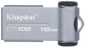 Kingston DataTraveler 108 16GB grau, USB-A, USB 2.0