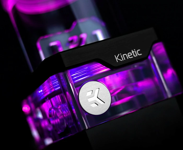 EK Water Blocks Quantum Line EK-Quantum Kinetic TBE 120 VTX PWM D-RGB, Acryl, mit Pumpe