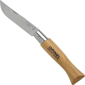 Opinel No. 5 Inox Taschenmesser natur