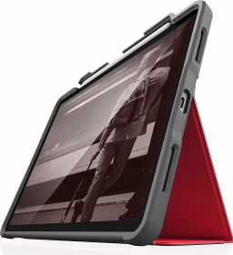 STM Dux Plus rot/transparent, iPad Pro 12.9" 3rd gen