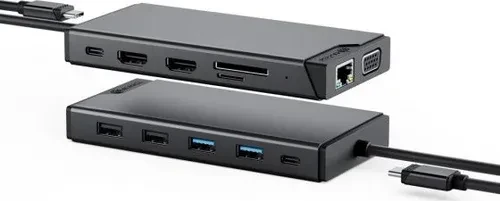 Alogic MV2 USB-C Dual Display DP Alt Mode Docking Station, USB-C 3.0 [Stecker]