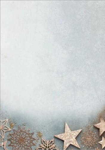 Sigel Weihnachtsmotiv Glamorous Christmas Kunstdruckpapier, A4, 90g/m², 100 Blatt