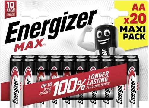 Energizer Max Mignon AA, 20er-Pack