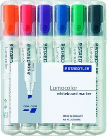 Staedtler Lumocolor Whiteboardmarker 351 B sortiert, 6er-Set