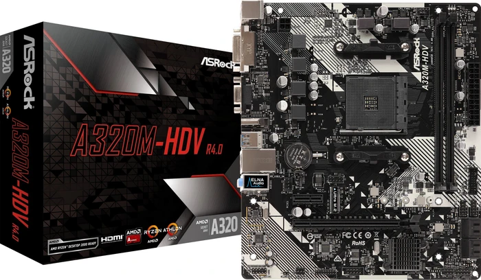 ASRock A320M-HDV R4.0 (AMD AM4)