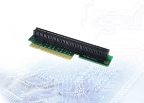 Inter-Tech Riser Karte SLPS153, 1HE, gewinkelt, PCIe