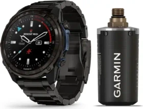 Garmin Descent Mk3i 51mm mit Titanarmband carbon grey & T2 Transceiver Bundle