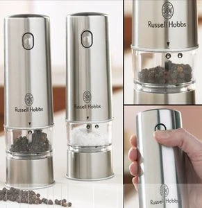 Russell Hobbs Classic Elektrisches Salz-/Pfeffermühlen-Set, 2-tlg.