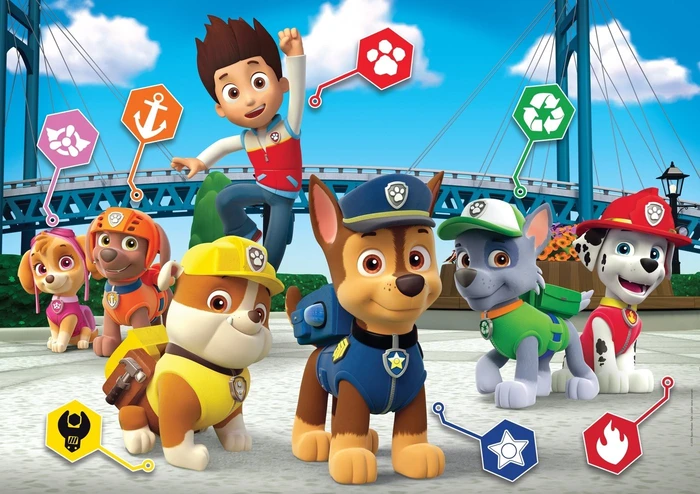 Clementoni Supercolor Paw Patrol, 24-tlg.