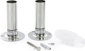 Steinbach Flanschrohr Edelstahl für Einbaubeckenleiter 43mm, 2 Stück