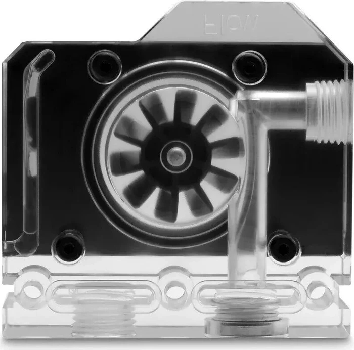 EK Water Blocks Quantum Line EK-Quantum Scalar Flow Indicator Top-Bottom D-RGB, schwarz, Durchflusssensor