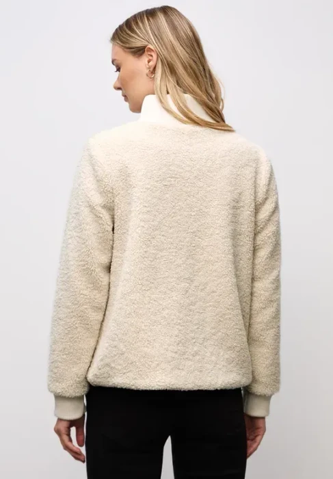 Street One Teddy mit Details Jacke soft fawn beige (Damen)