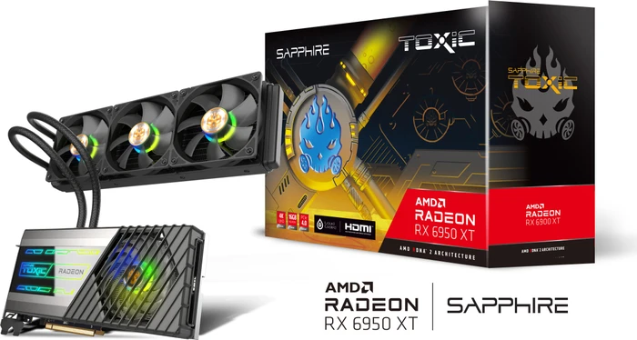 Sapphire Toxic Radeon RX 6950 XT Limited Edition, 16GB GDDR6, HDMI, 3x DP, lite retail