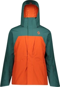 Scott Ultimate Dryo 10 Skijacke jasper green/orange pumpkin (Herren)