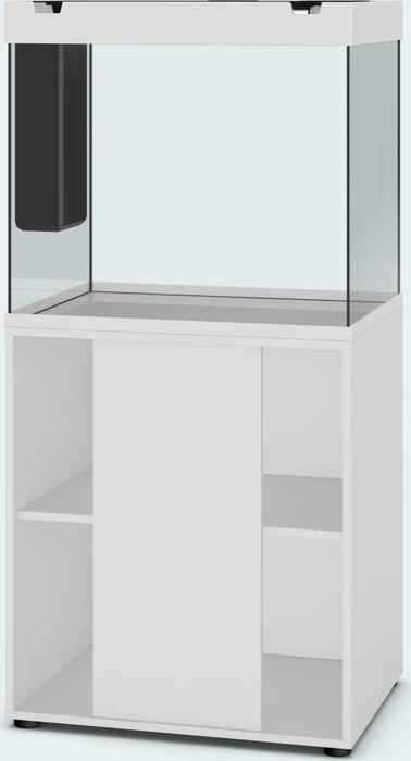 Juwel Lido 200 LED Aquarium-Set mit Unterschrank, weiß/weiß, 200l