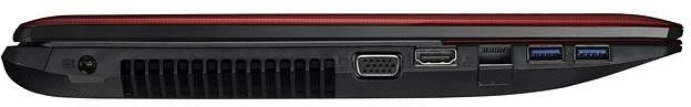 ASUS K55VD-SX721, rot, Core i3-3120M, 4GB RAM, 500GB HDD, GeForce 610M, PL
