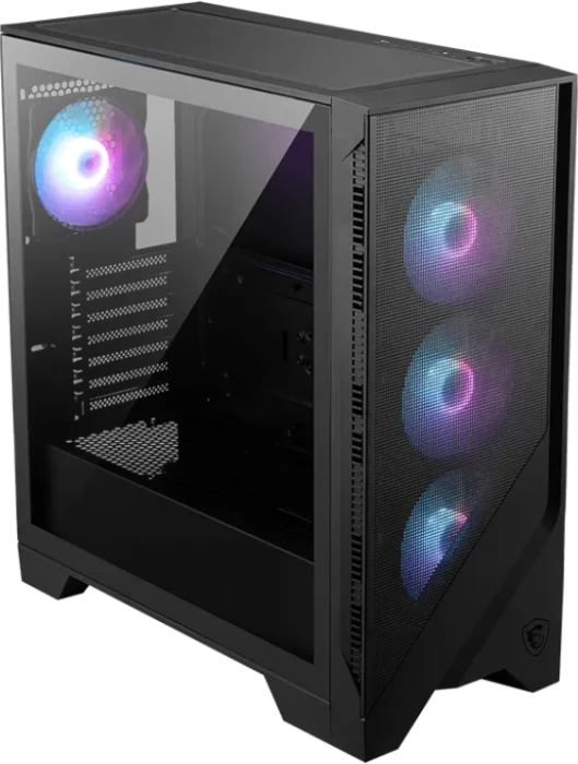 MSI MAG Forge 321R Airflow, Glasfenster