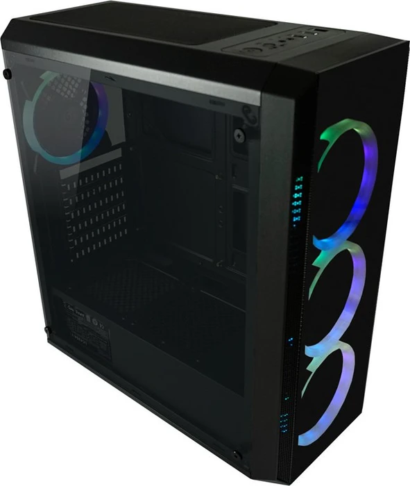 LC-Power Gaming 703B Quad Luxx, Glasfenster