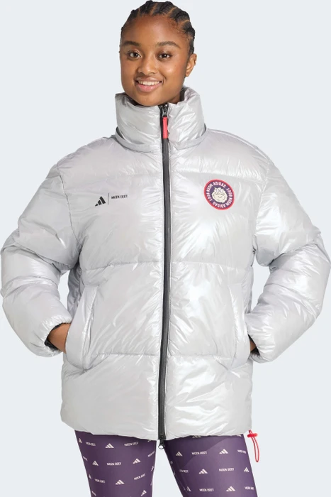 adidas X Moon Boot Puffer Funktionsjacke matte silver (Damen)