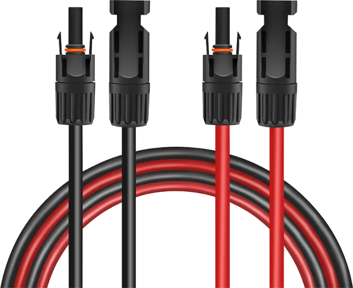 LogiLink Solar Verlängerungskabel-Set PVC/M zu PVC/F 6mm² CU 10m