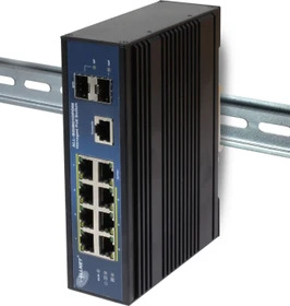 Allnet SGI Industrial Railmount Gigabit Managed Switch, 8x RJ-45, 4x SFP, 210W PoE++ PD (ALL-SGI8010PDM / 219054)