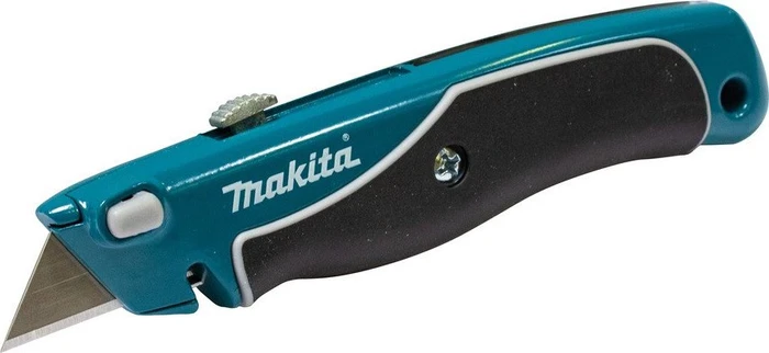 Makita Schnellwechsel-Teppich-Klingenmesser, Cutter, schwarz/blau (B-65785)