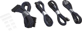 Phanteks Verlängerungskabel Kit für Netzteile, S-Muster schwarz/blau, 500mm