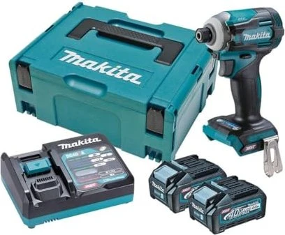 Makita TD001GM201 XGT Akku-Schlagschrauber inkl. MAKPAC + 2 Akkus 4.0Ah