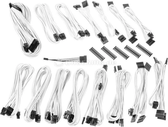BitFenix Alchemy 2.0 EVG-Series Kabel Kit für Netzteile, weiß