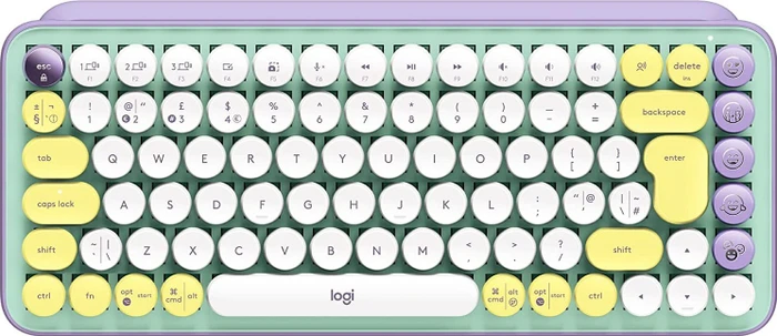 Logitech POP Keys Wireless Mechanical Keyboard, Logi Bolt, Daydream, TTC BROWN, USB/Bluetooth, CH