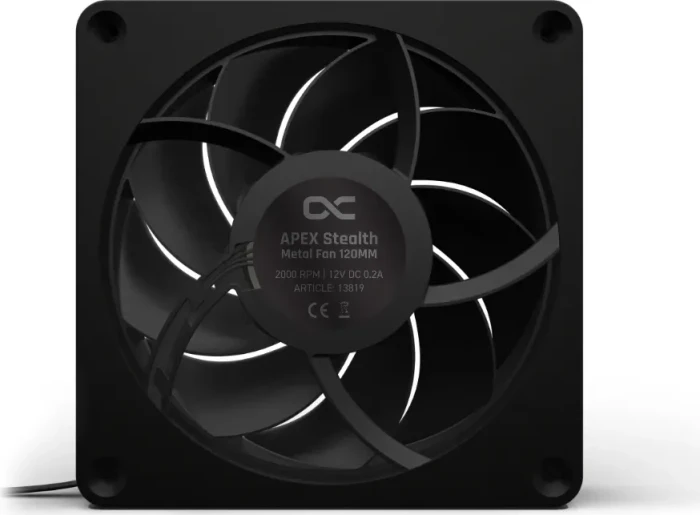 Alphacool Apex Stealth Metall Matt Schwarz 2000rpm, 120mm