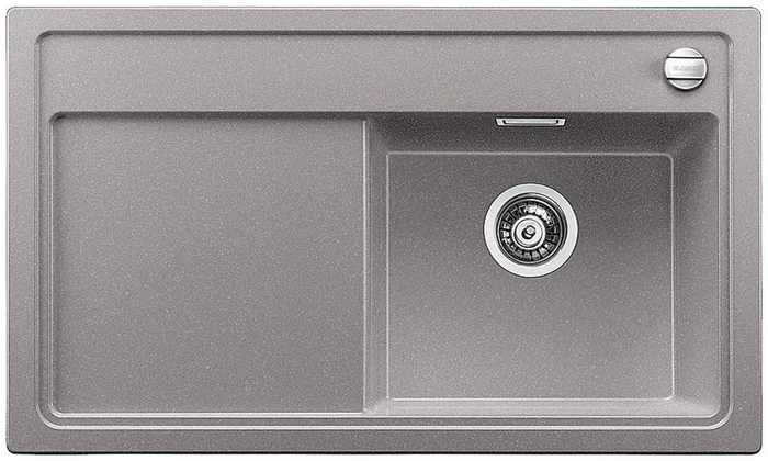 Blanco Zenar 45 S Becken rechts mit Ablauffernbedienung alumetallic inkl. Holzschneidebrett