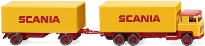 Wiking Kofferhängerzug Scania 111 SCANIA