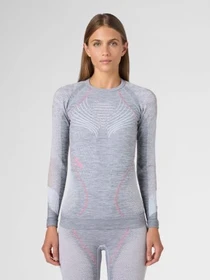UYN Ambytion Melange Funktionsshirt langarm grey melange/nude/salmon (Damen)